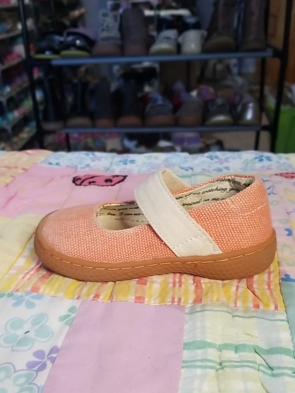 Livie & Luca Peach Carta II Mary Jane  Size 5